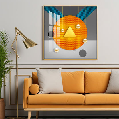 Geometric Light Luxury Premium Acrylic Square Wall Art