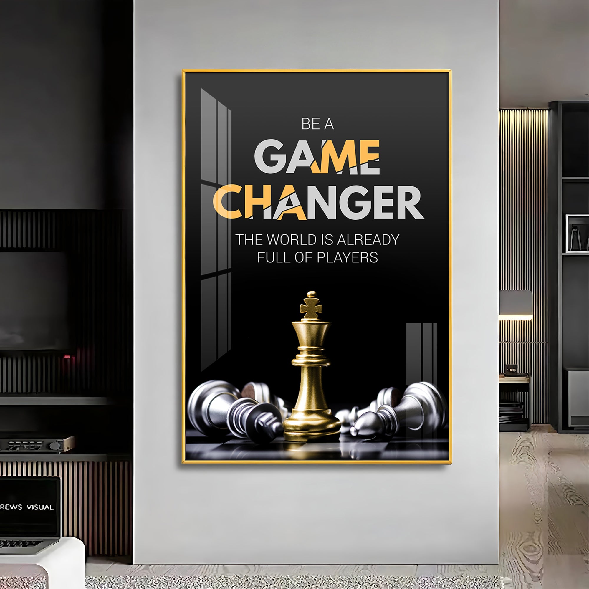 Be A Game Changer Premium Acrylic Vertical Wall Art