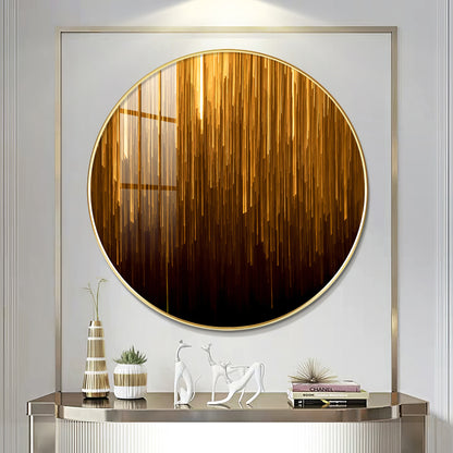 Opulent Sphere Premium Acrylic Round Wall Art