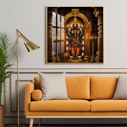 Goddes Kanyakumari Premium Acrylic Square Wall Art