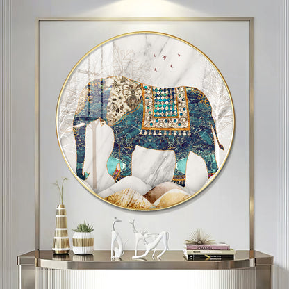 Majestic Alpha Premium Acrylic Round Wall Art