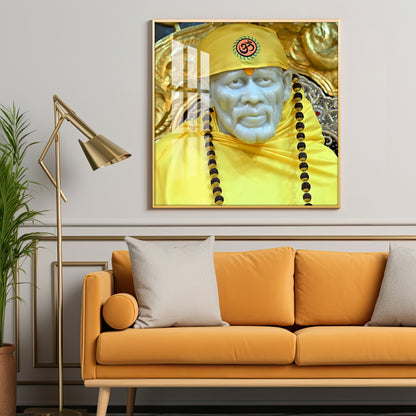 Jai Shree Sai Premium Acrylic Square Wall Art