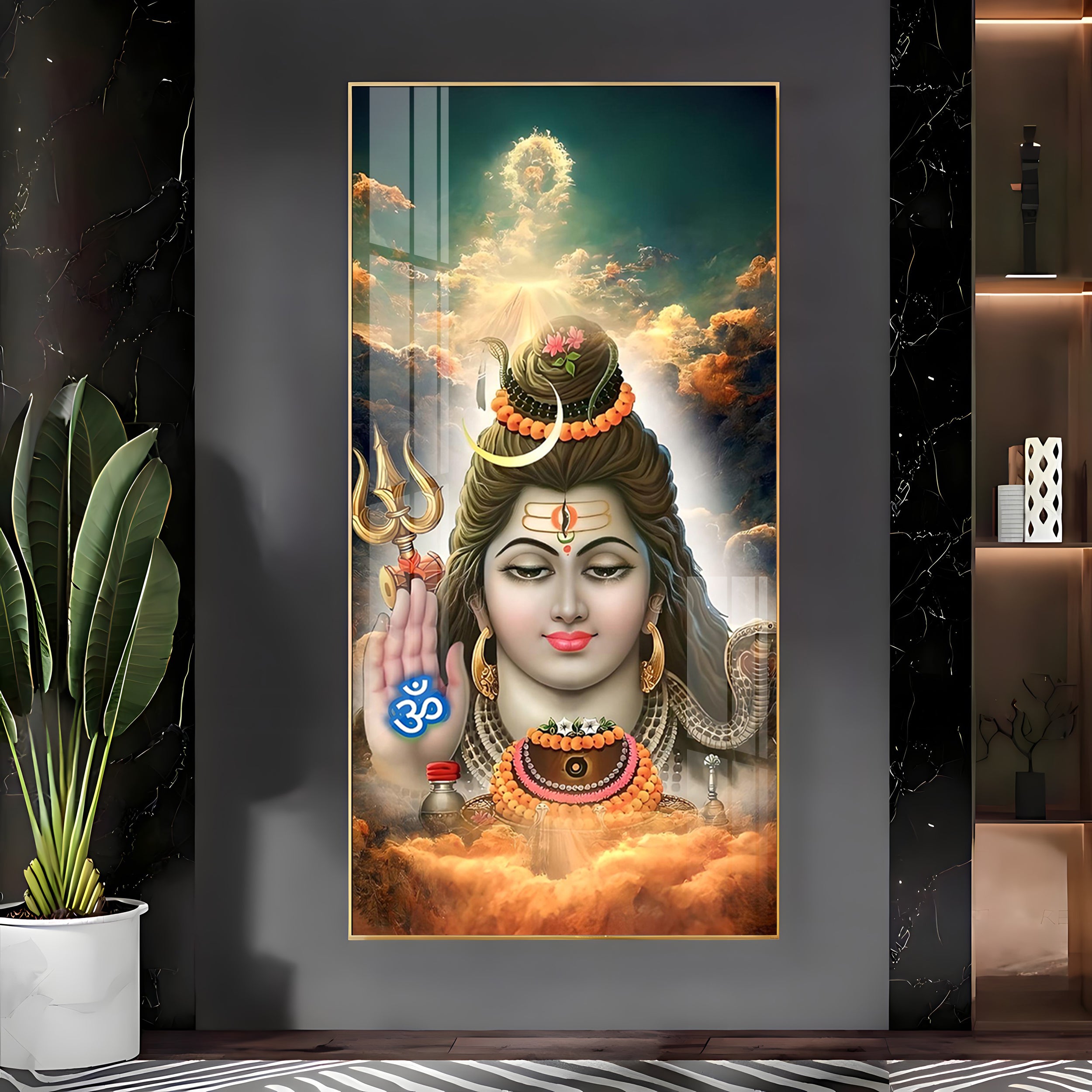 Parmeshwara Premium Acrylic Vertical Wall Art