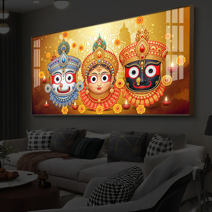 Jai Jagannath Modern Luxury Backlight Horizontal Wall Art