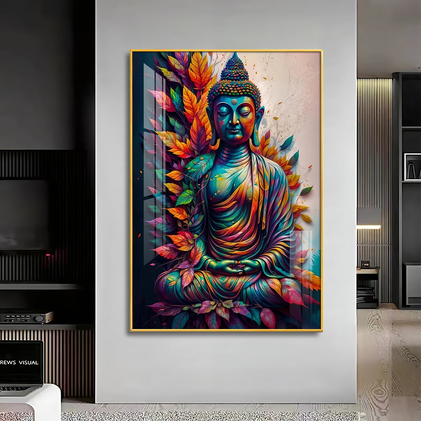 Perpetual Buddha Premium Acrylic Vertical Wall Art