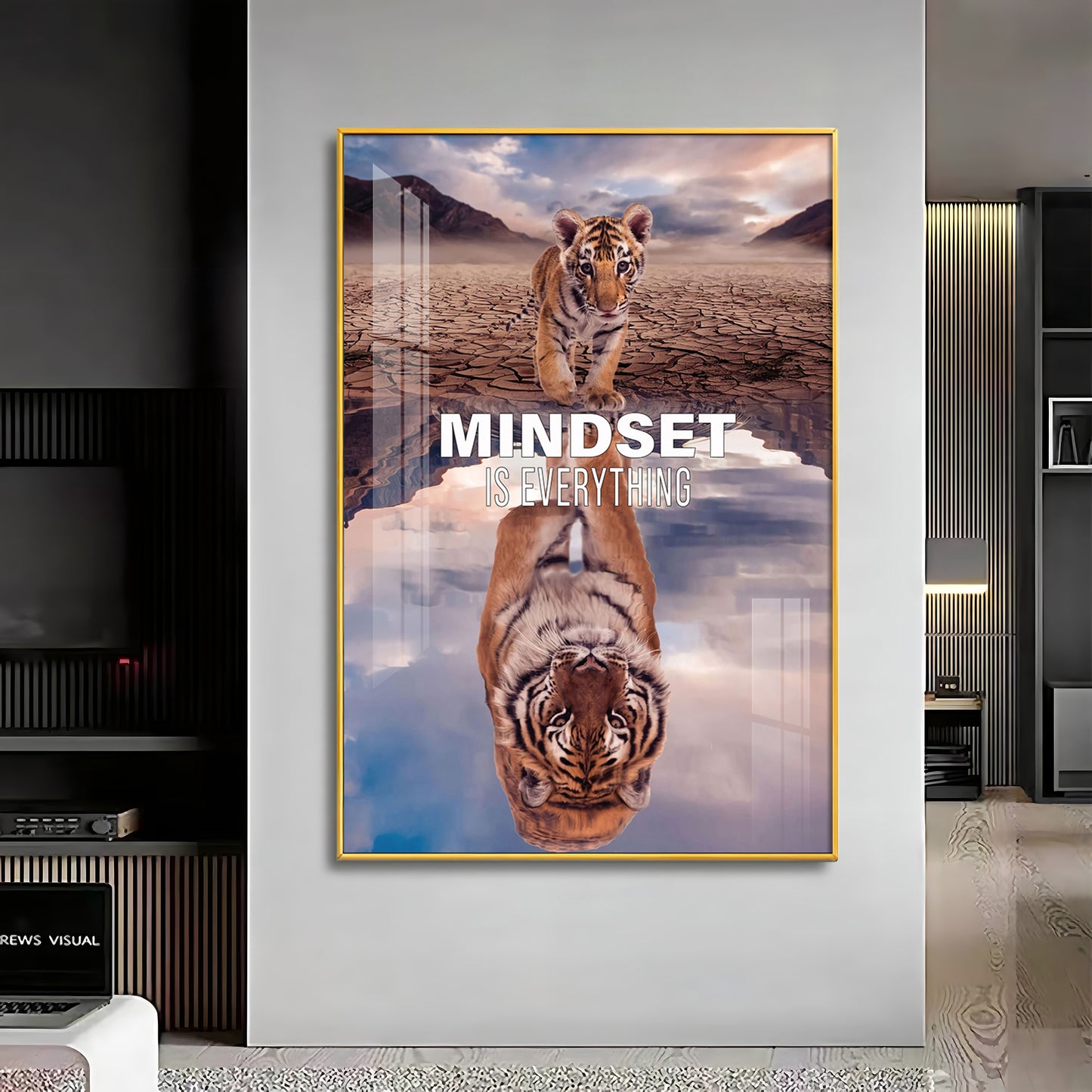 Mindset Is Everything Premium Acrylic Vertical Wall Art