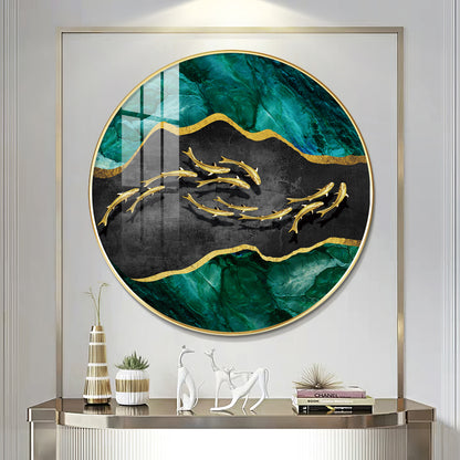 Regal Fish Premium Acrylic Round Wall Art