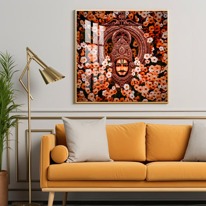 Jai Shree Shyam Baba Premium Acrylic Square Wall Art