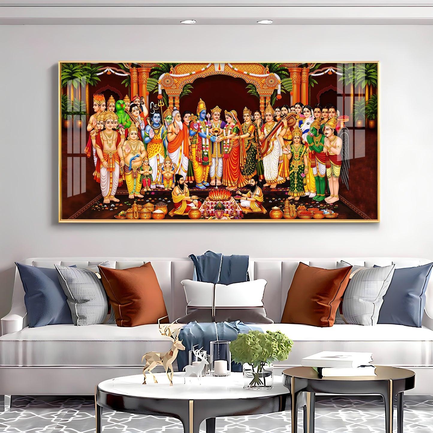 Srinivasa Kalyanam Premium Acrylic Horizontal Wall Art