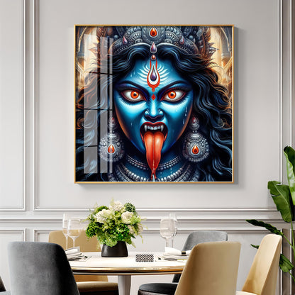 Goddess Kali Premium Acrylic Square Wall Art