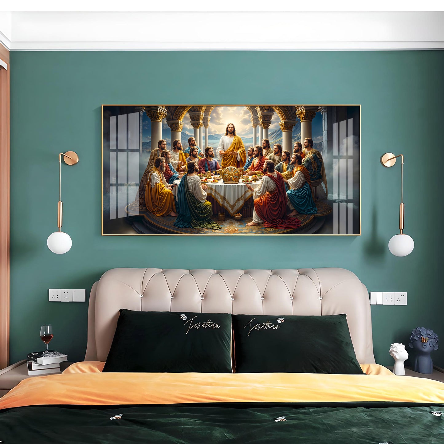 Jesus Supper Legacy Premium Acrylic Horizontal Wall Art