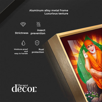 Sri Sai's Blessing Premium Vertical Acrylic Wall Art