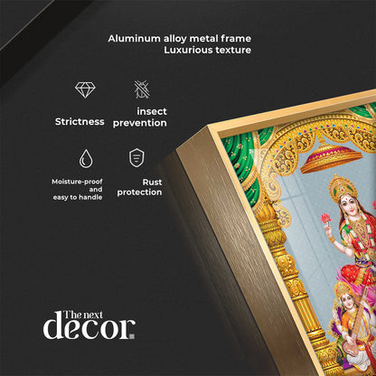 Sacred God And Goddess Premium Acrylic Vertical Wall Art