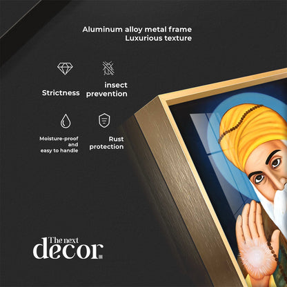 Wisdom Of Guru Nanak Ji Premium Vertical Acrylic Wall Art