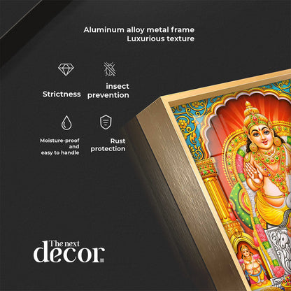 God Of Wealth And Treasurer Premium Acrylic Vertical Wall Art