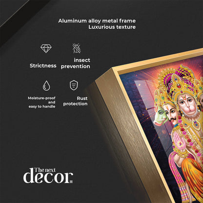 Hanuman's Valo Premium Vertical Acrylic Wall Art