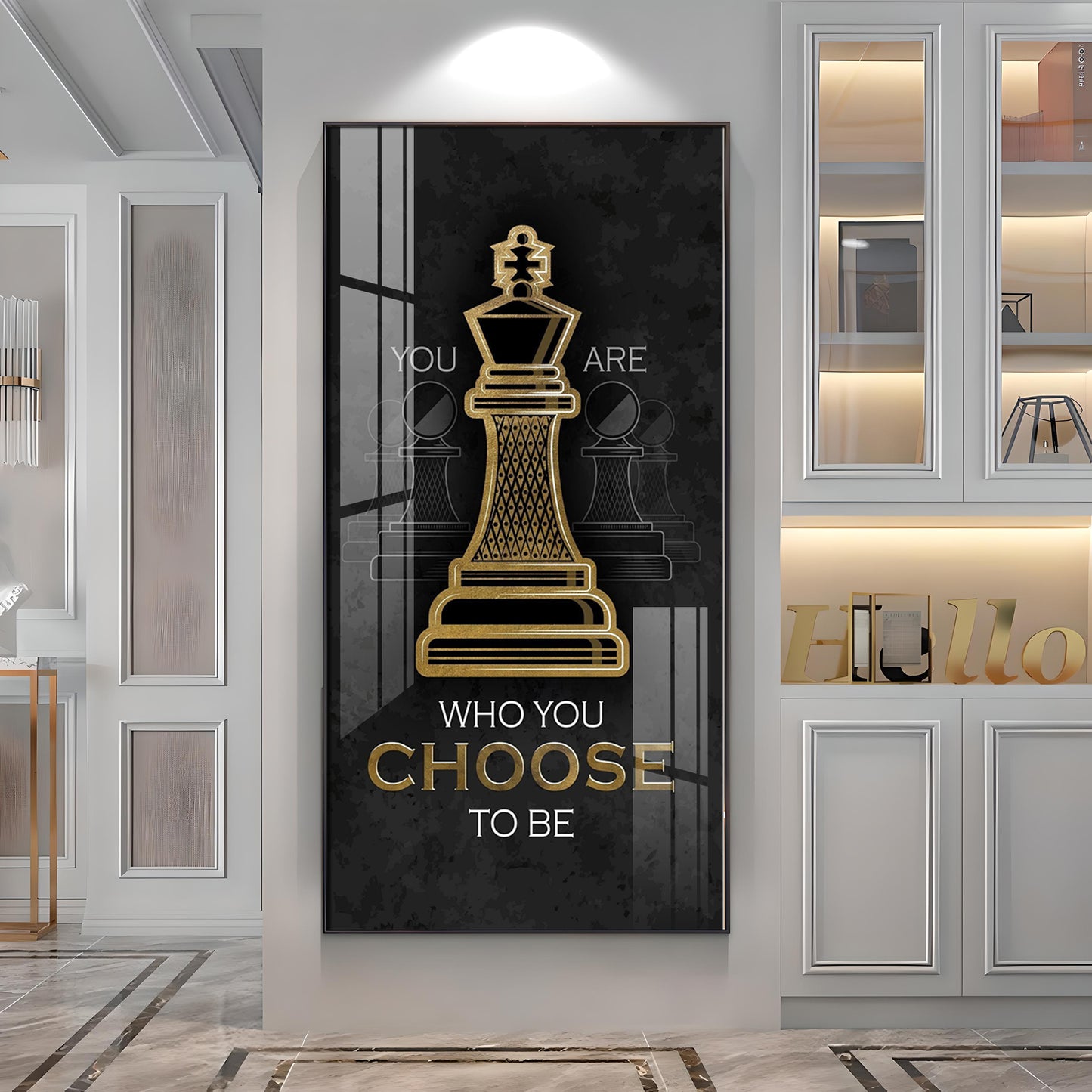 Who You Choose To Be Premium Acrylic Vertical Wall Art