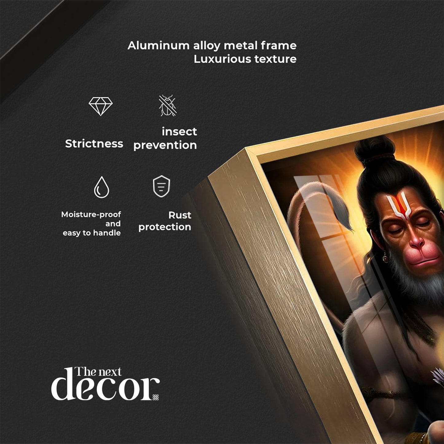 The Mighty Hanuman Premium Acrylic Wall Art