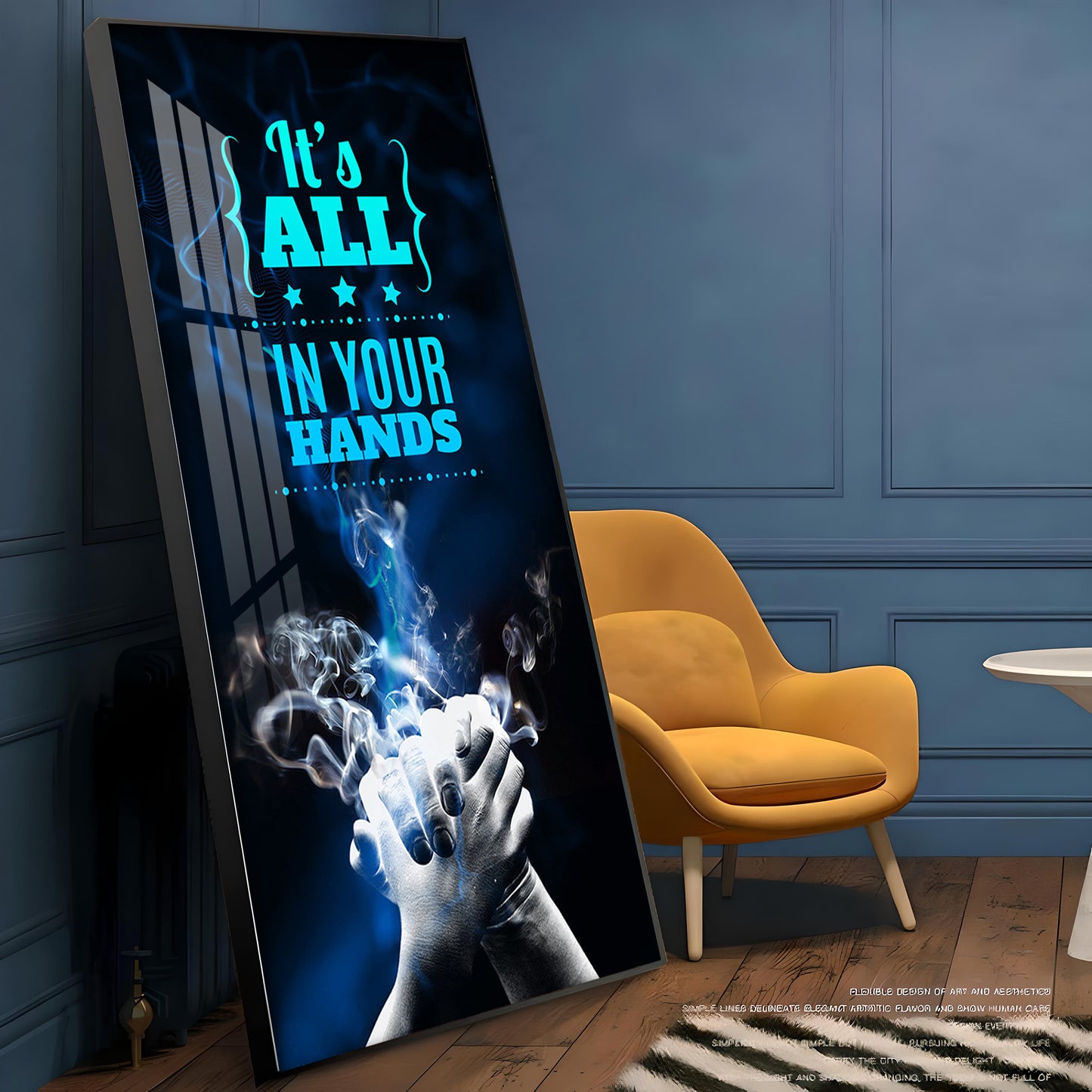 It's All In Your Hands Premium Acrylic Vertical Wall Art