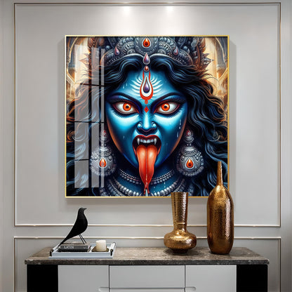 Goddess Kali Premium Acrylic Square Wall Art