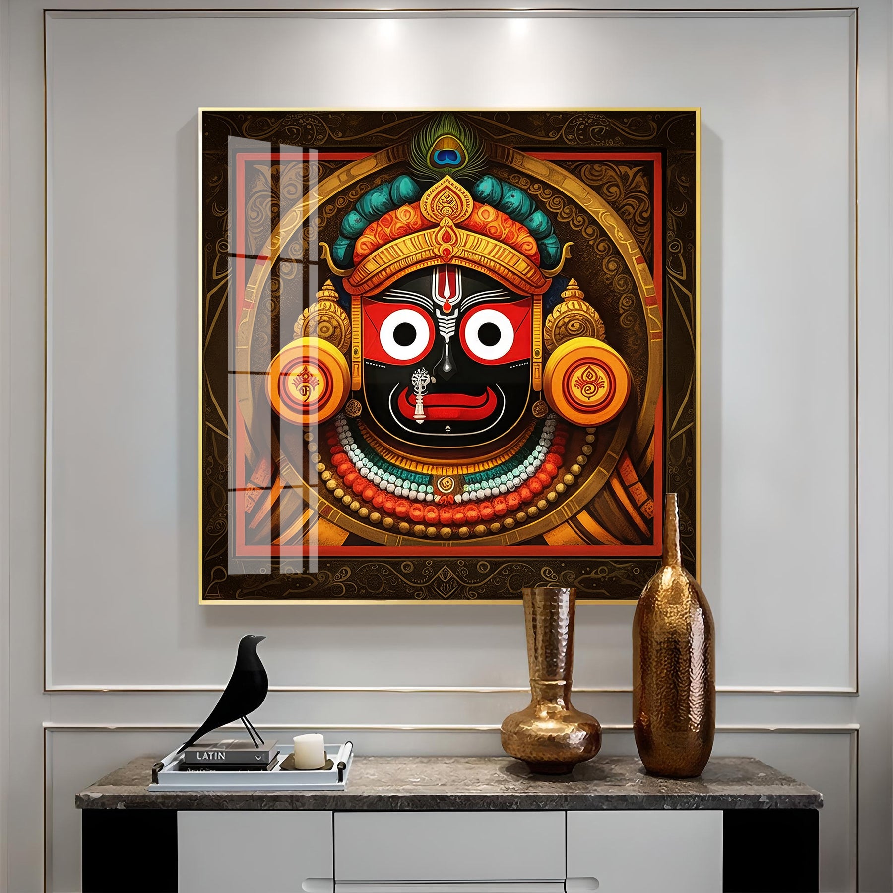 Jagannath Prabhu Premium Acrylic Square Wall Art