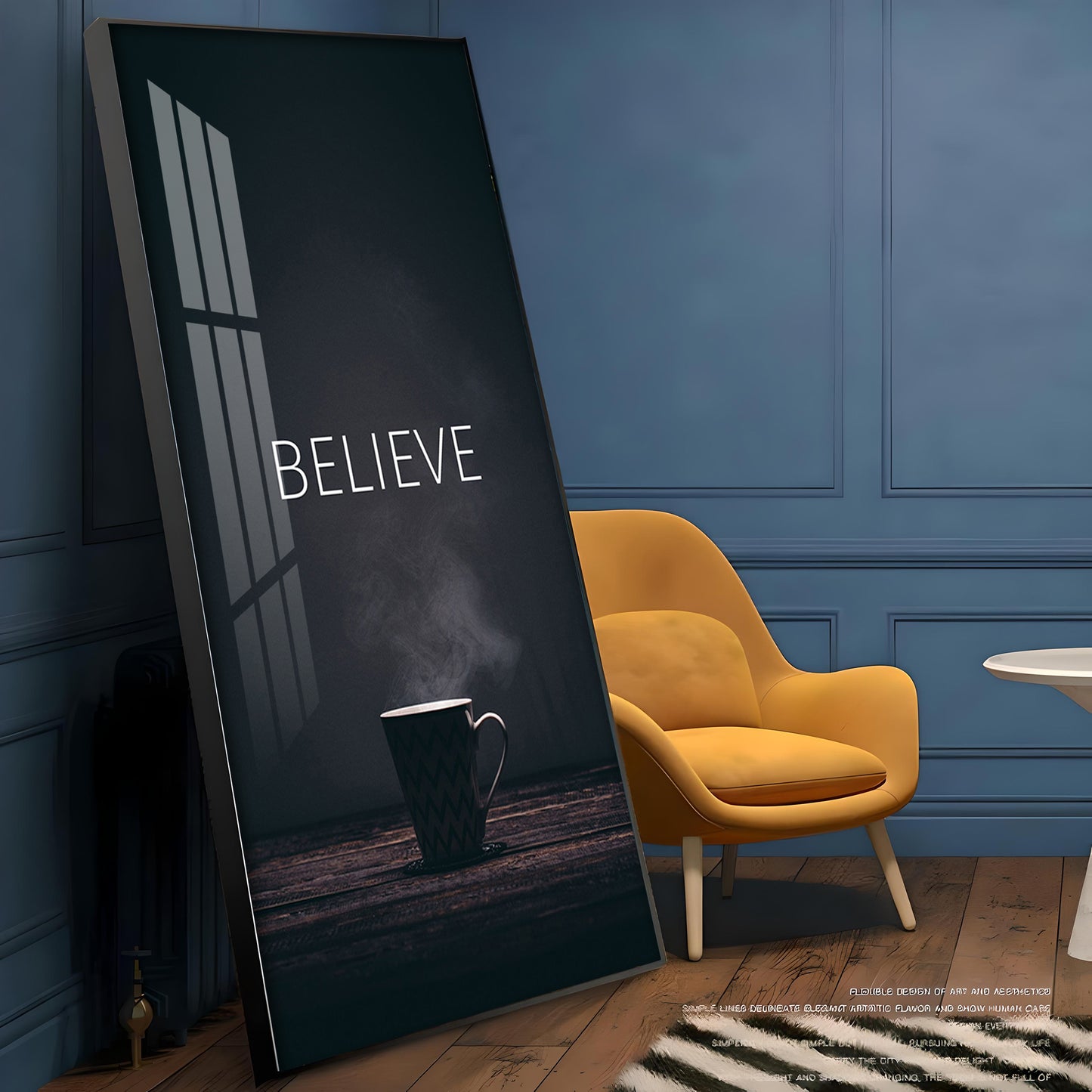 Believe Premium Acrylic Vertical Wall Art