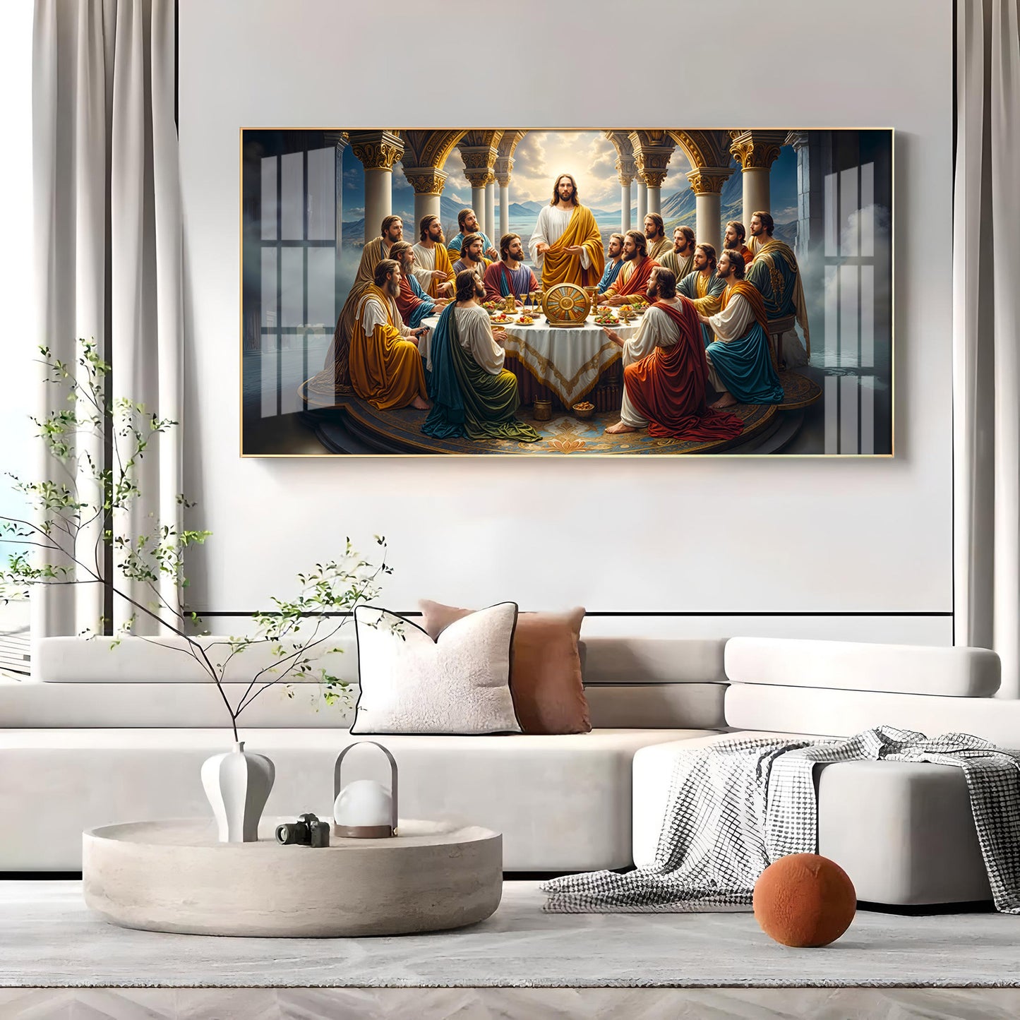 Jesus Supper Legacy Premium Acrylic Horizontal Wall Art