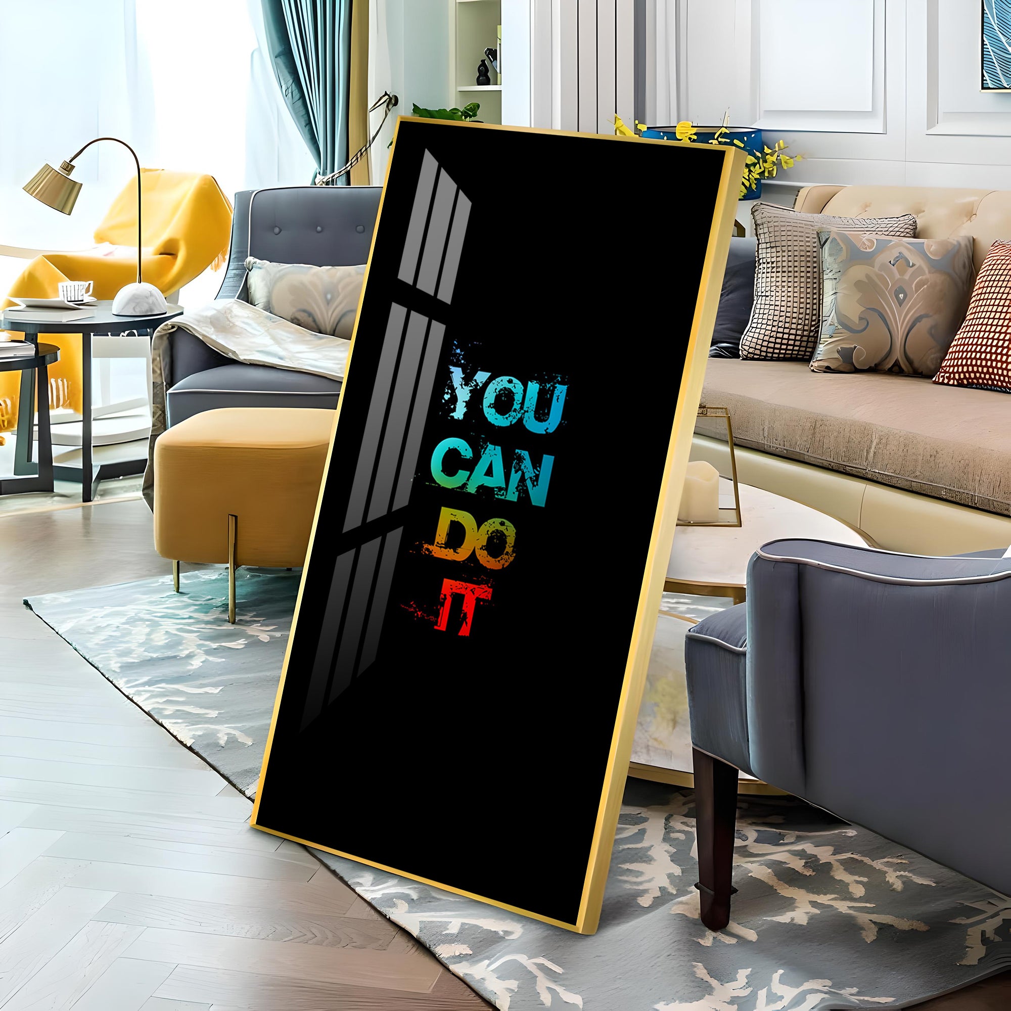 You Can Do It Premium Acrylic Vertical Wall Art