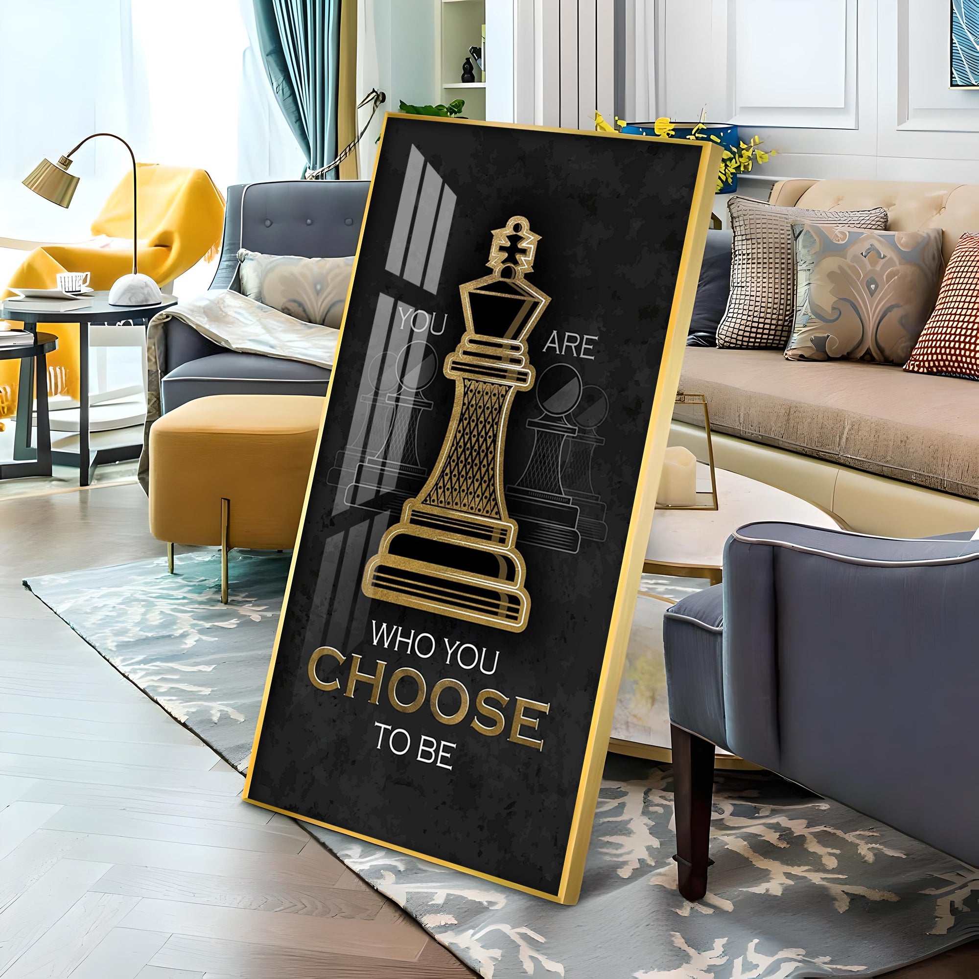 Who You Choose To Be Premium Acrylic Vertical Wall Art