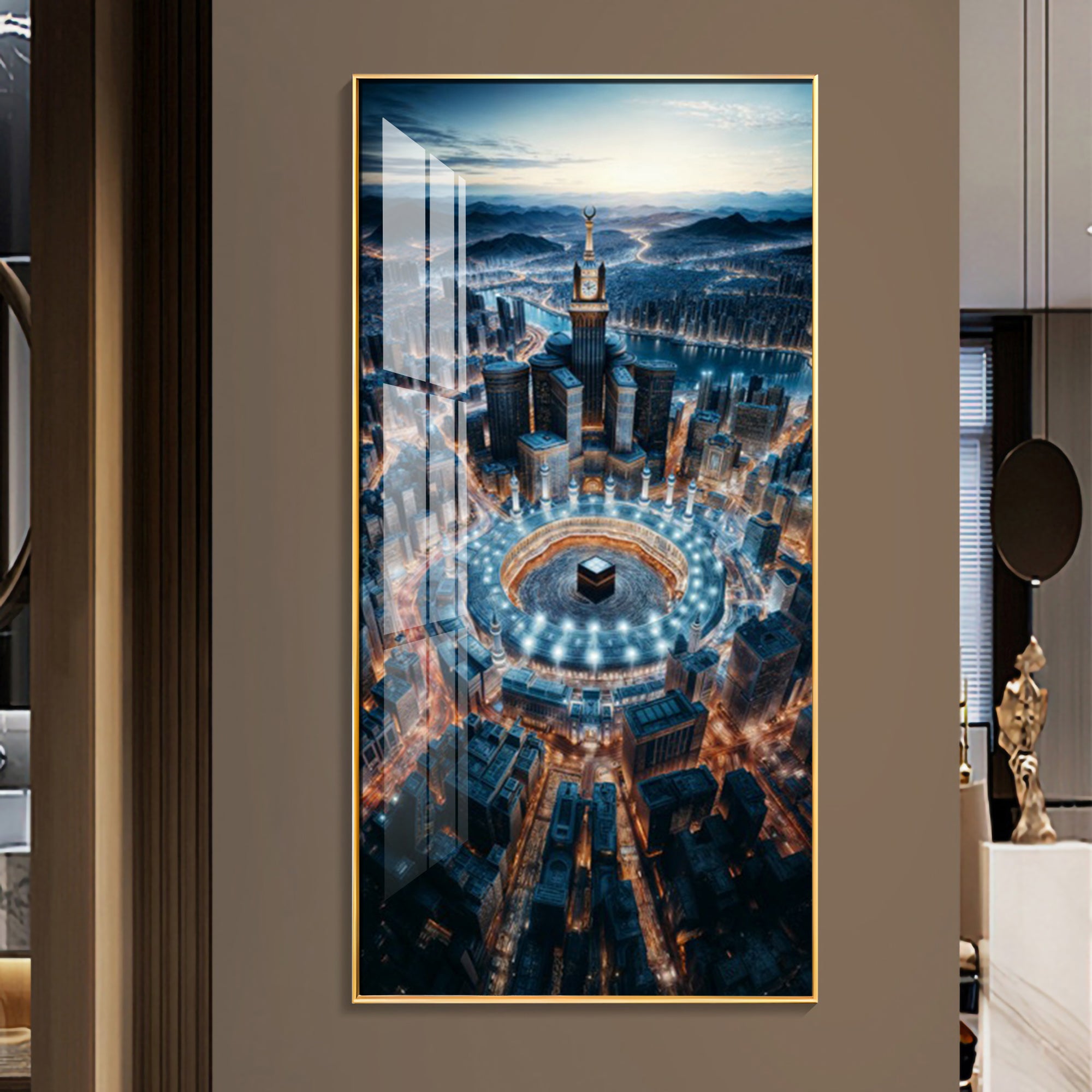 Skyline Canvas Premium Acrylic Vertical Wall Art