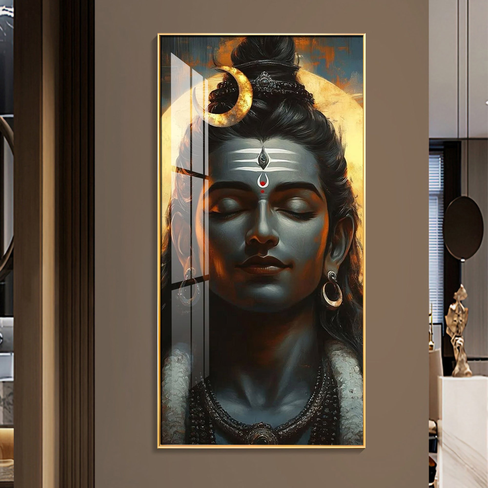 Shiva's Embrace Premium Acrylic Vertical Wall Art