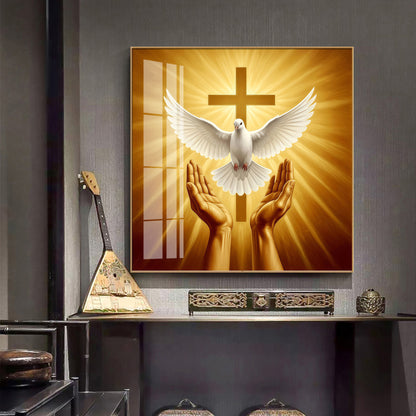 Pavitra Bible Vachan Premium Acrylic Square Wall Art