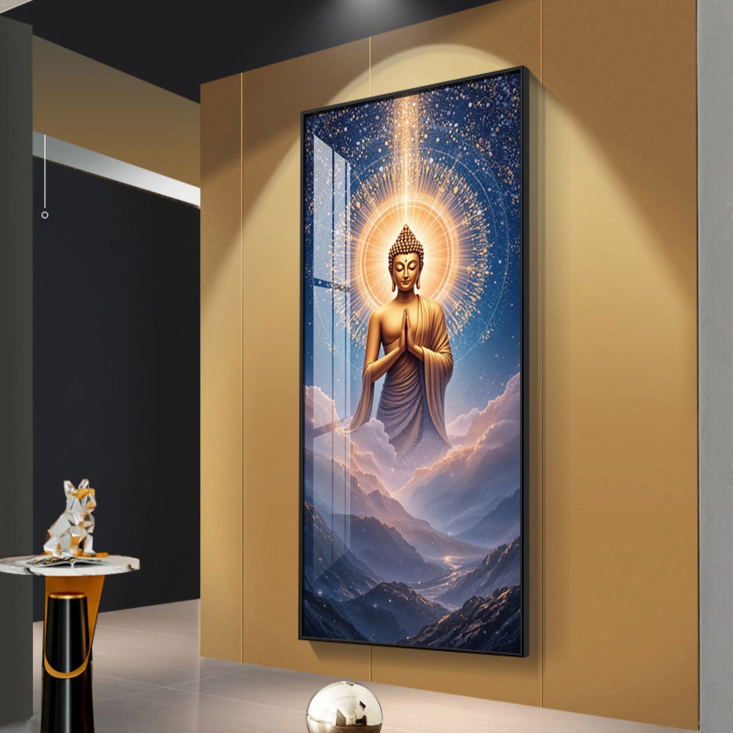 Gautama Buddha Premium Acrylic Vertical Wall Art