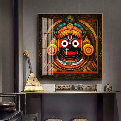 Jagannath Prabhu Premium Acrylic Square Wall Art