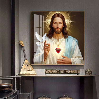 Jesus Christ Premium Acrylic Square Wall Art