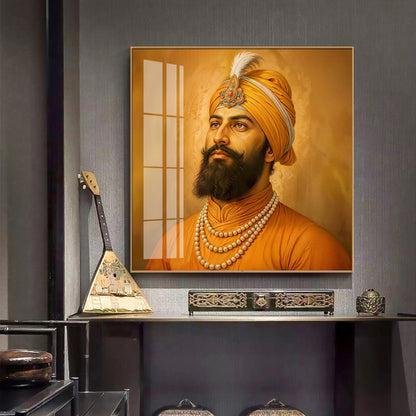 Dhan Dhan Guru Govind Ji Premium Acrylic Square Wall Art