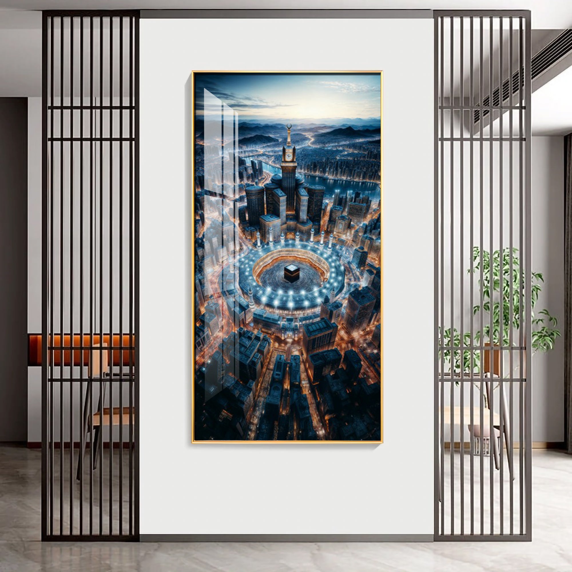 Skyline Canvas Premium Acrylic Vertical Wall Art