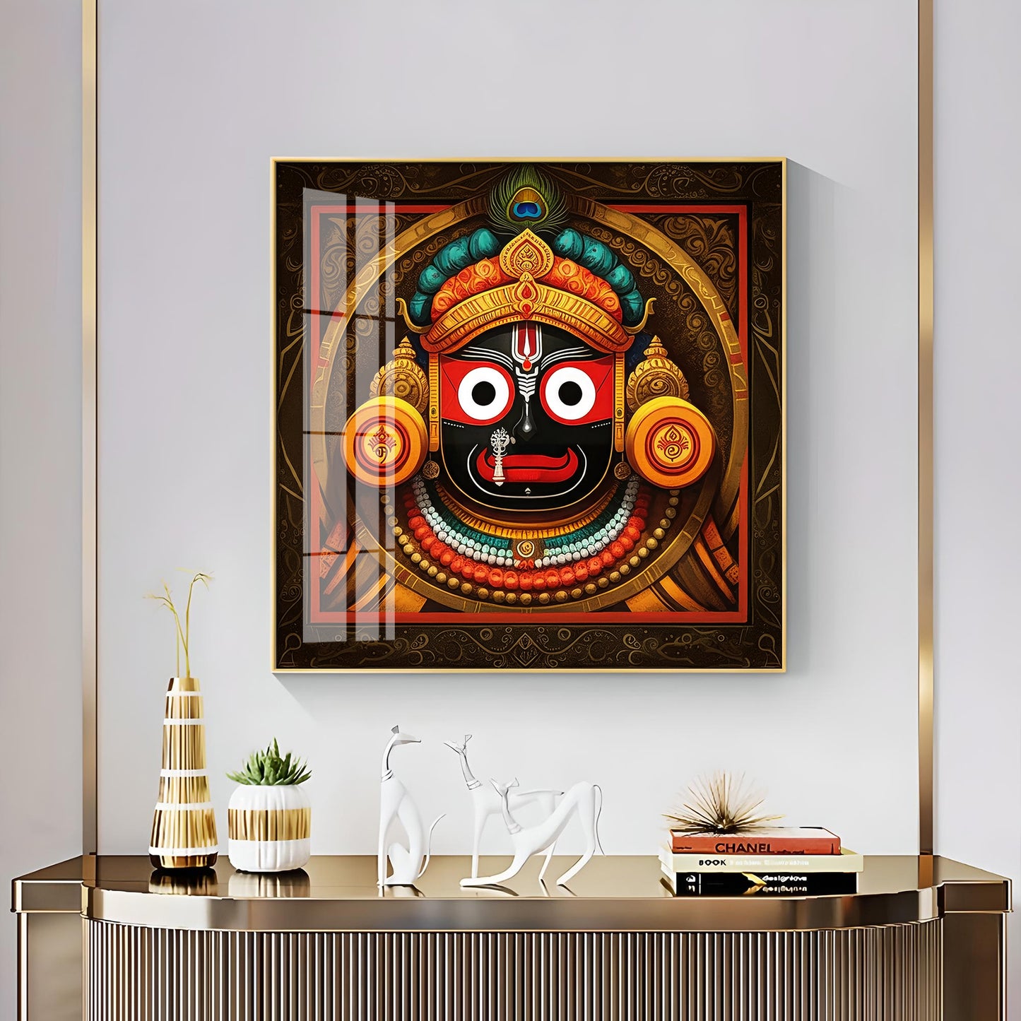 Jagannath Prabhu Premium Acrylic Square Wall Art