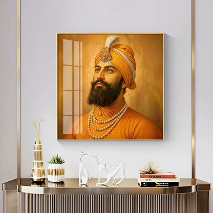 Dhan Dhan Guru Govind Ji Premium Acrylic Square Wall Art