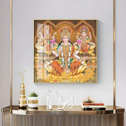 Spritual Deities Blessings Premium Acrylic Square Wall Art