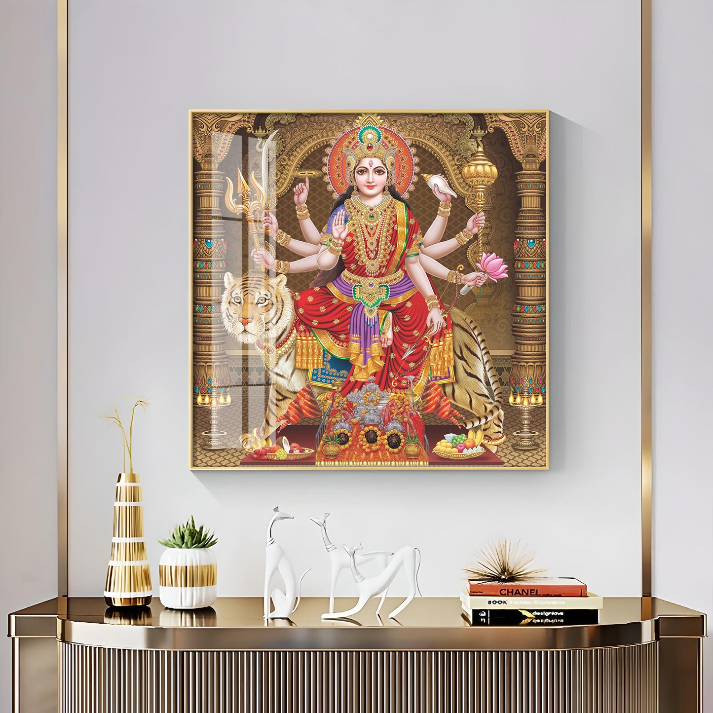 Devi Sacred Serenity Premium Acrylic Square Wall Art