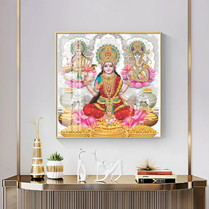 Radiant Deities Premium Acrylic Square Wall Art