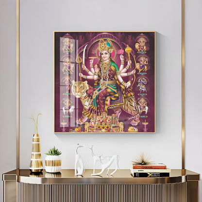 Radiant Divinity Premium Acrylic Square Wall Art