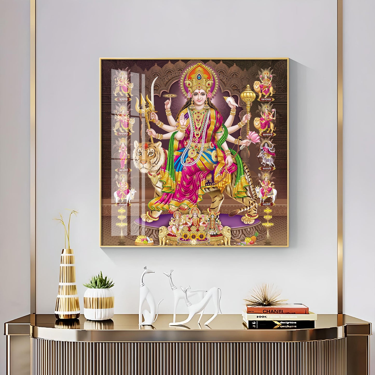 Radiant Devi Premium Acrylic Square Wall Art