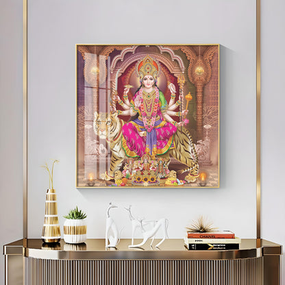 Goddess Radiant Devotion Premium Acrylic Square Wall Art
