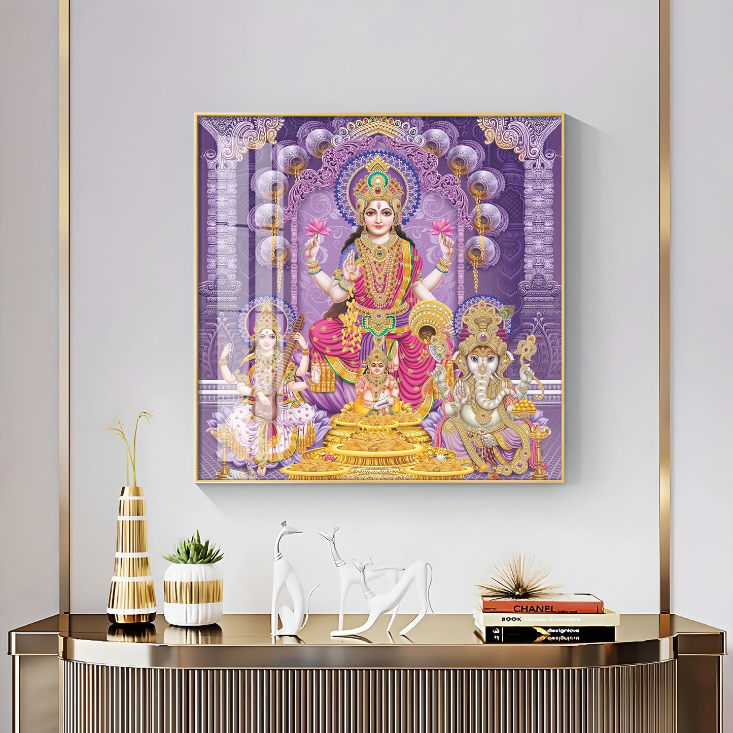 Ethereal Goddess Premium Acrylic Square Wall Art