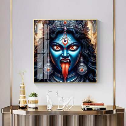 Goddess Kali Premium Acrylic Square Wall Art