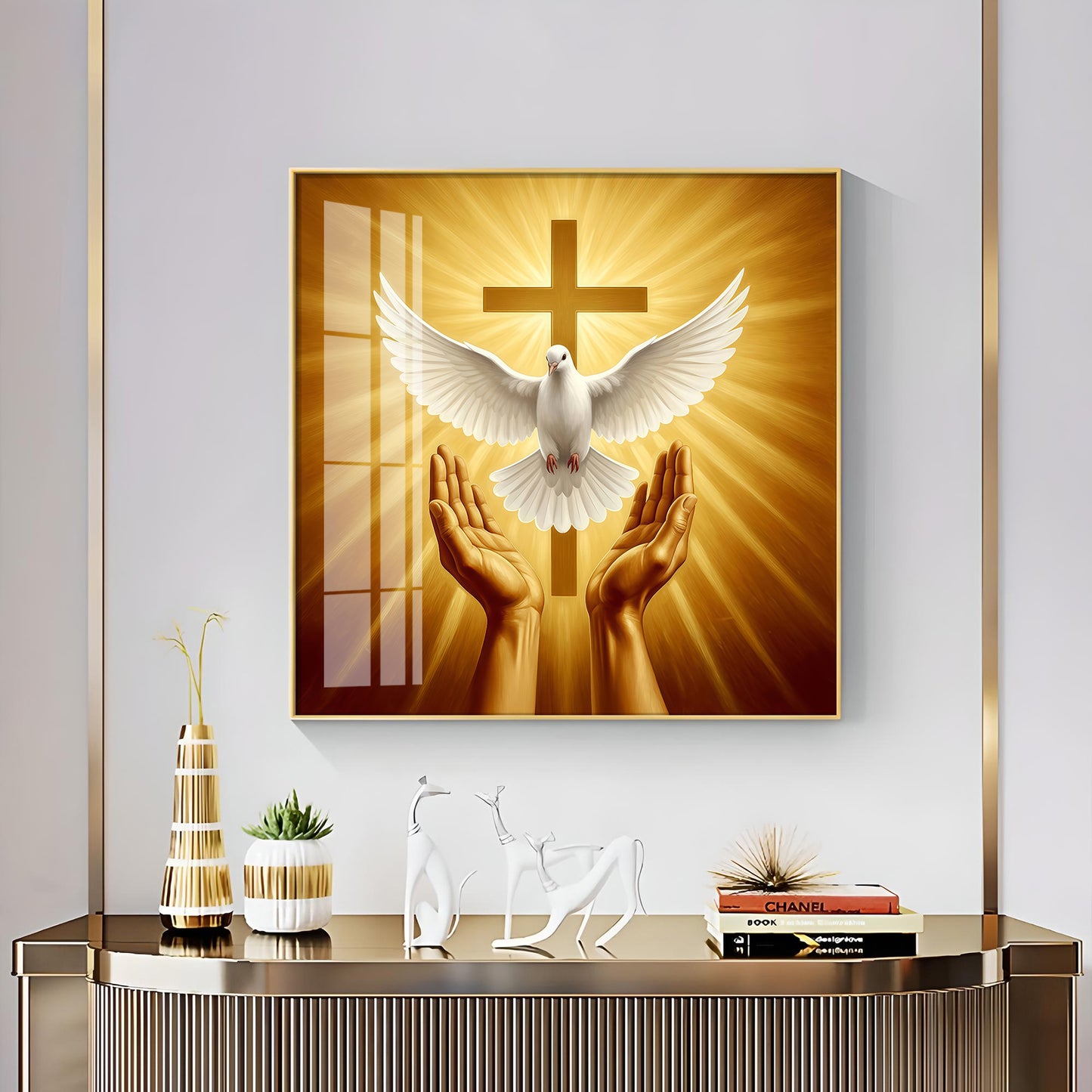 Pavitra Bible Vachan Premium Acrylic Square Wall Art