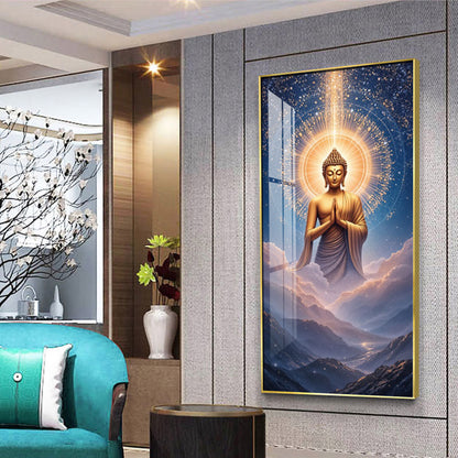 Gautama Buddha Premium Acrylic Vertical Wall Art