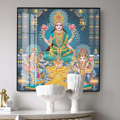 Enhanted Deities Blessings Premium Acrylic Square Wall Art
